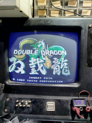 Double Dragon Bootleg arcade PCB used, 1987 collectible