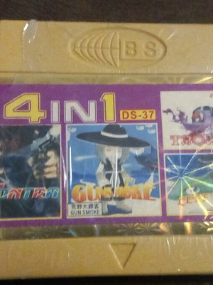 4 in 1 game used for Nintendo NES Famicom