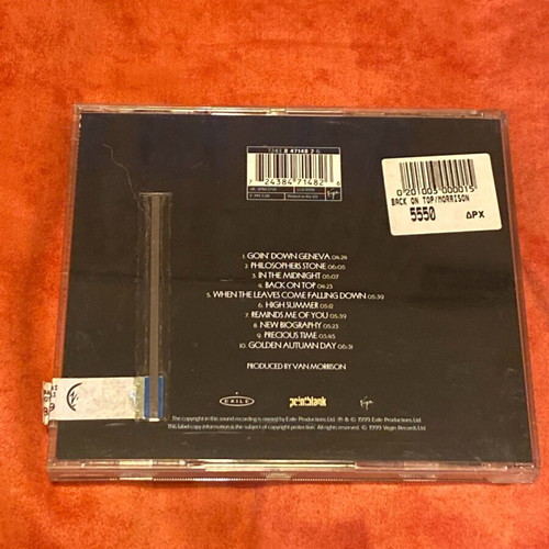 Van Morrison Back on Top CD used, rock