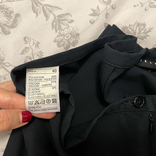 Sisley women's pants like new, black, size L