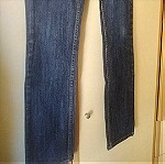 Παντελόνι τζιν denim blue black ελαστικό, Small