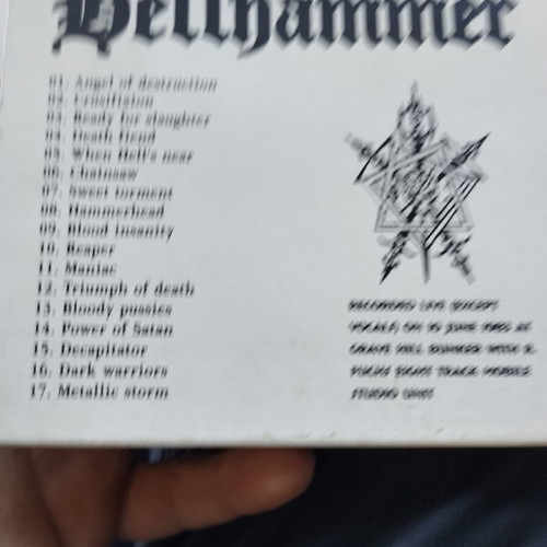 Hellhammer Triumph of Death CD bootleg near mint, metal