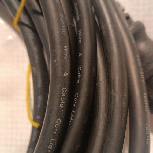 Ballanteza Cable 10 meters like new with flexible black cable 3GX1.00mm²