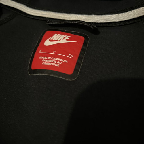 Nike Tech Fleece hoodie black and grey like new