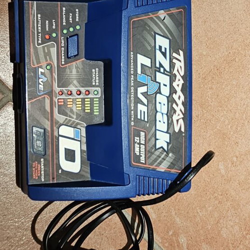 Traxxas Rustler 4x4 VXL RC car used with upgrades and lipo battery