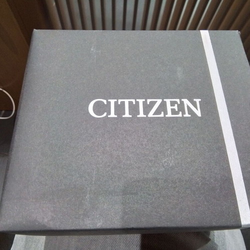 Citizen watch box black original new