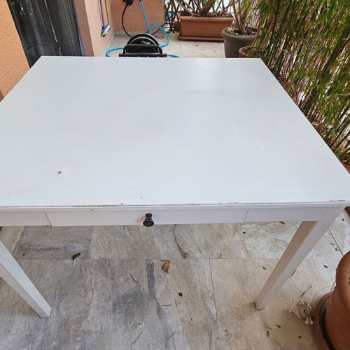 IKEA Idanas folding table used, white