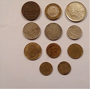 France 11 coins