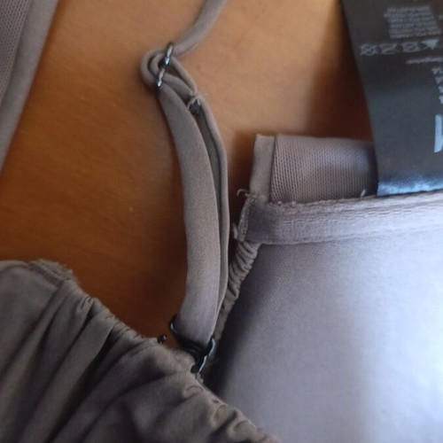 H&M B Cup Bikini Top Grey like new with adjustable straps and strapless option