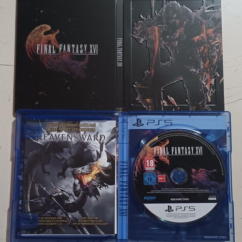 Final Fantasy XVI PS5 game deluxe edition like new