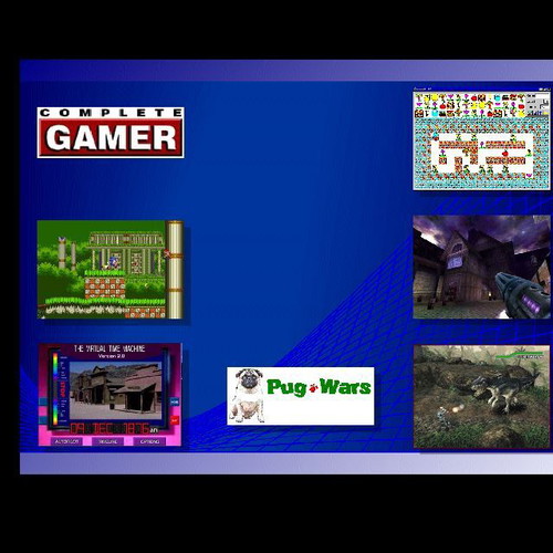 Complete Gamer 2.4 collectible CD-ROM used for PC with retro games