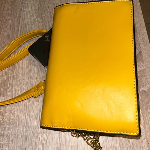 Yellow crossbody handbag new with tag