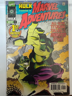 Marvel Adventures First Issue #1 The Incredible Hulk like new
