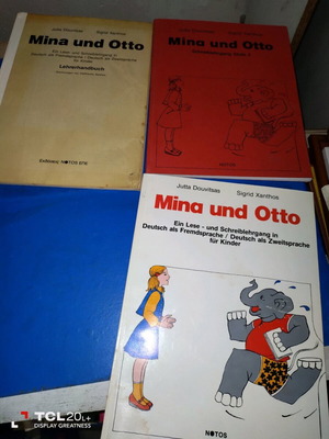 Mina und Otto German learning books new for children, pack of 5