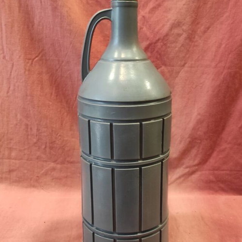 Damigiana with plastic coating like new, height 50cm, circumference 53cm
