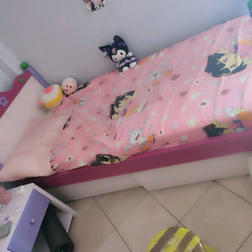 Girls bedroom furniture like new with 2x90 bed, nightstand, desk, drawers, shelves, wardrobe