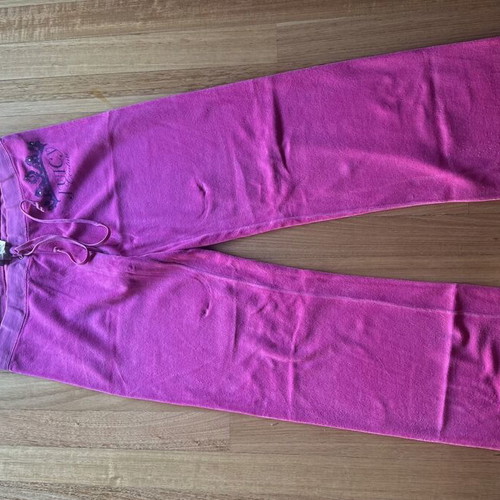 Juicy Couture velour pants medium like new, pink