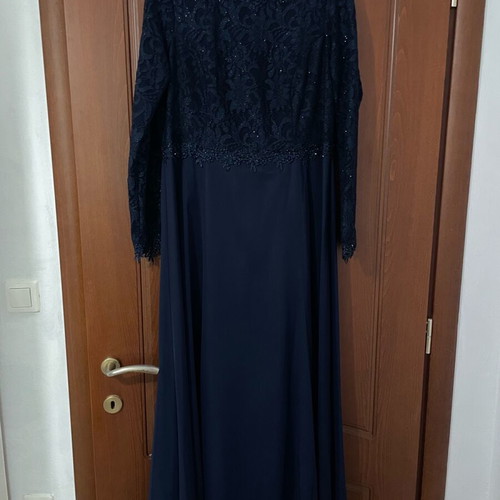 Women's blue dress XXL like new with details