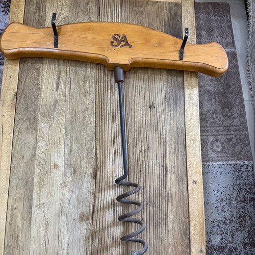 Giant Santa Alicia corkscrew used, decorative XXL