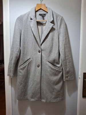 Grey women's coat Zara trafaluc series size XL like new