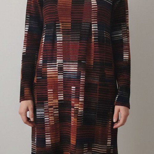 Attrattivo Midi Dress with Geometric Print like new, size L