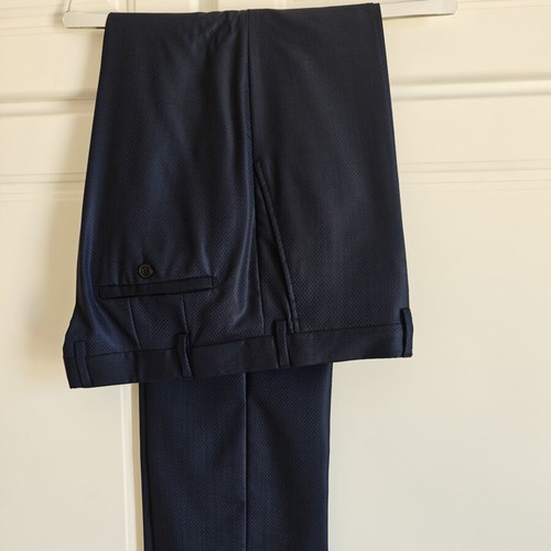 Versace suit size 52 blue like new with vest and trousers