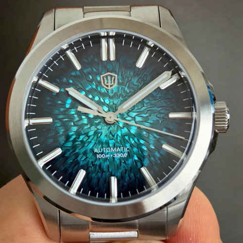 Watchdives WD0005B Ice Crack Automatic Seiko NH35 Men Watch new