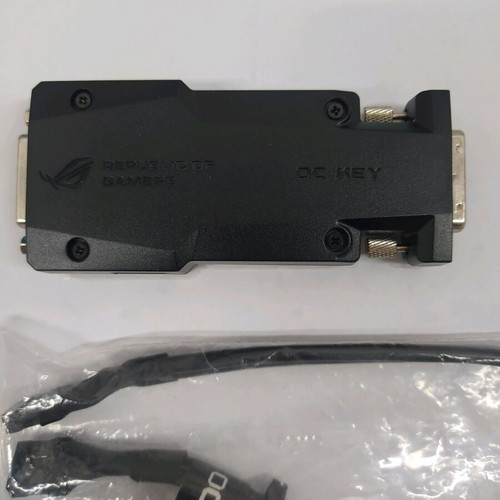 Asus ROG OC Key and Cable new, real-time overclocking device