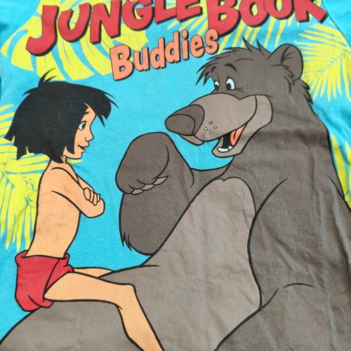 Disney t-shirt bundle set used, 5 characters for ages 2-3