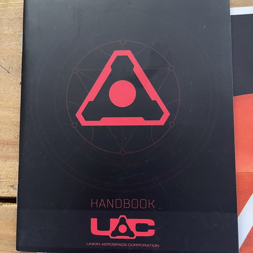 Doom PS4 deluxe edition with UAC pack, like new