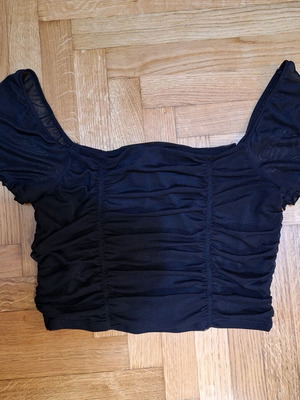 Black gothic top H&M like new, size S