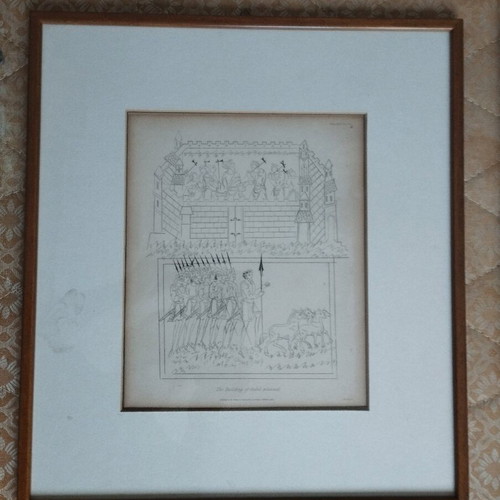 Collectible 1830 Society of Antiquaries of London engravings like new, set of 2