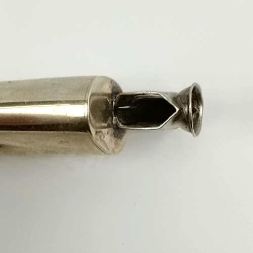 Antique German cigar cutter from 1930s like new, boar tooth and silver