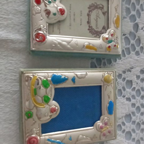 Silver photo frames used, small