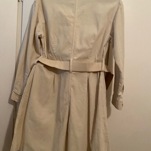 Trussardi corduroy salopette like new, beige