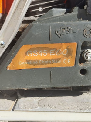 Gasoline Chainsaw GS45-ECO used, very good condition