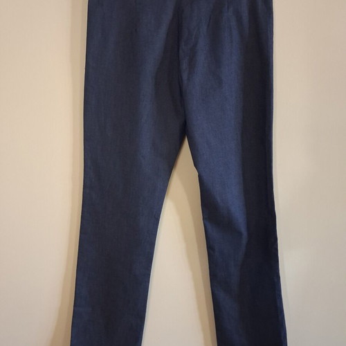 Doca women's pants L, dark blue denim style