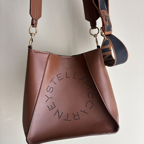 Stella McCartney crossbody bag vegan leather, like new, brown