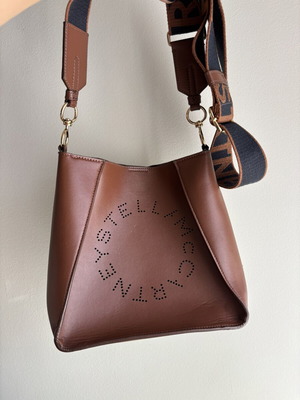 Stella McCartney crossbody bag vegan leather, like new, brown