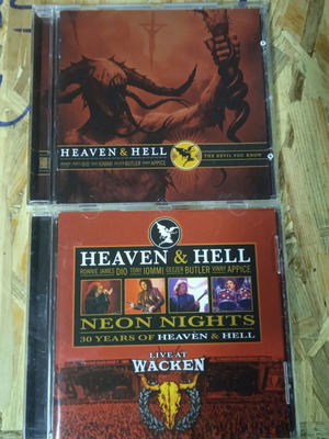 Heaven & Hell CD pack: The Devil You Know 2009 + Neon Knights Live at Wacken 2010