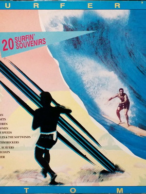 Surfer's Stomp vinyl used, rock surf pop rock compilation