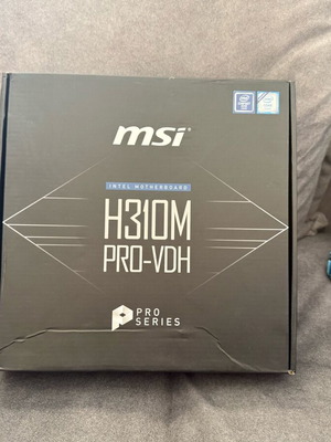 MSI H310M Pro-VDH new motherboard for 8th and 9th generation processors