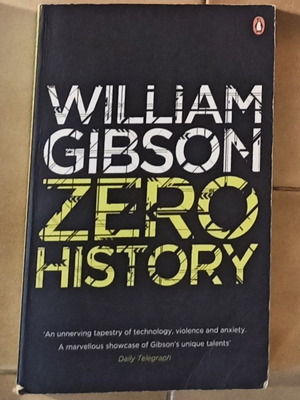 Zero History by William Gibson like new, English
