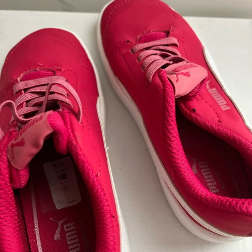 Puma Kids Shoes size 27 like new, pink, athletic