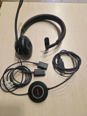Avaya headset used, small microphone