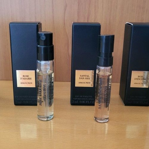 Armani Prive tester samples set 4 x 2 ml Eau de Parfum new
