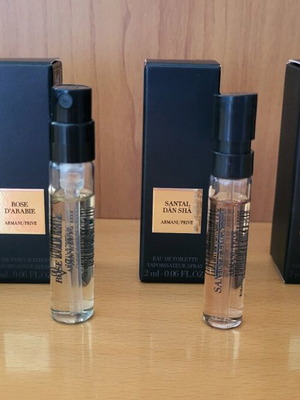 Armani Prive δείγματα tester 4 x 2 ml Eau de Parfum καινούργια