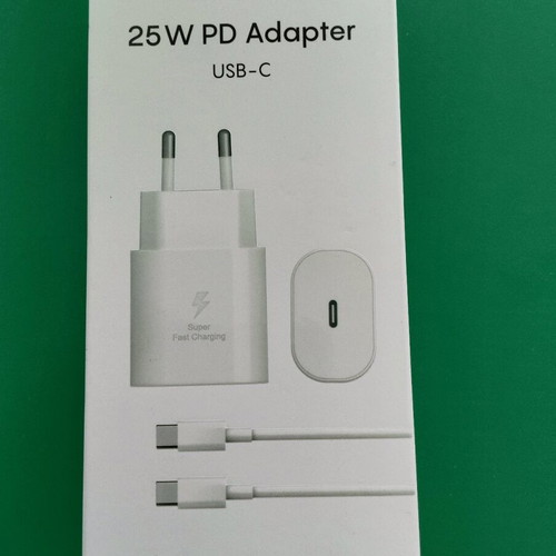 25w PD fast charger with type-C cable new