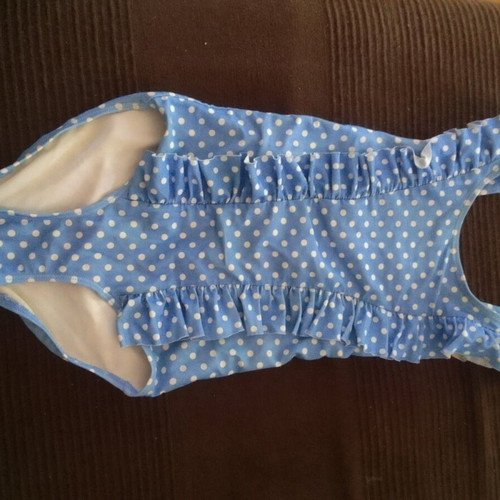 H&M Girls' One-Piece Swimsuit like new, blue 110-116cm