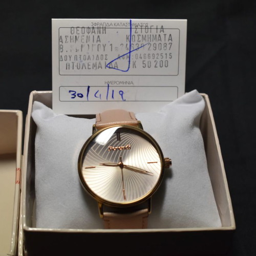 Ferendi pink wristwatch new women's
